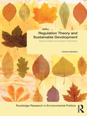 cover image of Regulation Theory and Sustainable Development